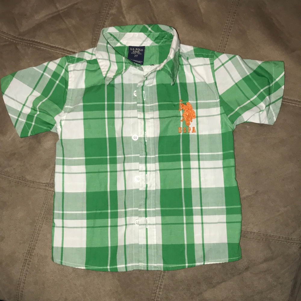 U.S polo toddler button up